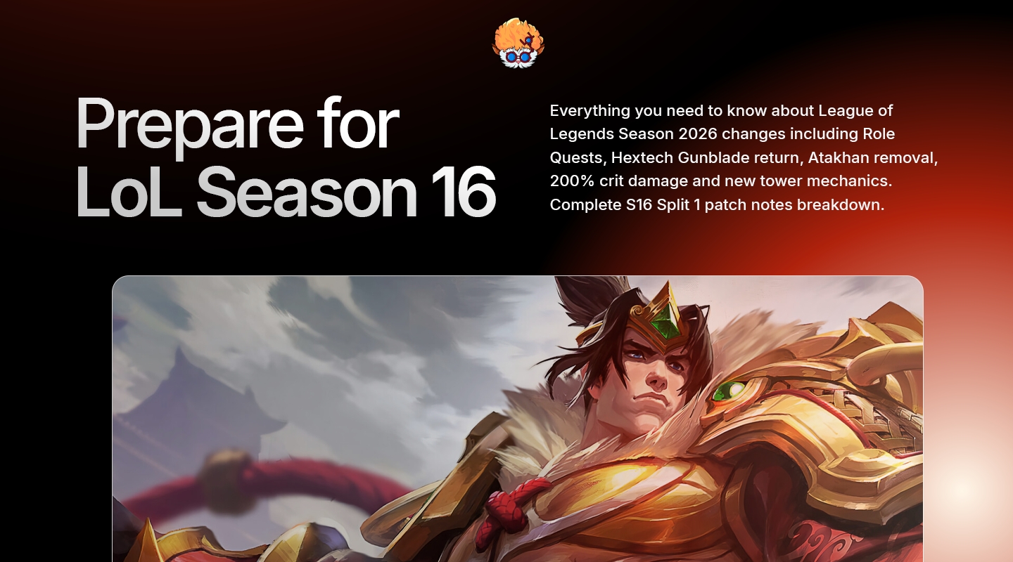 How to Prepare for LoL Season 16: New Role Quests and Major Map Changes Explained